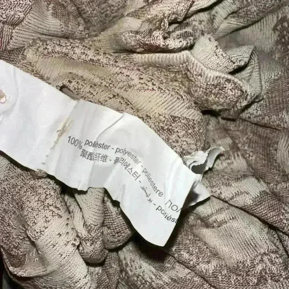 NWT! Zara Beige Floral Dress Size Small - Picture 15 of 16